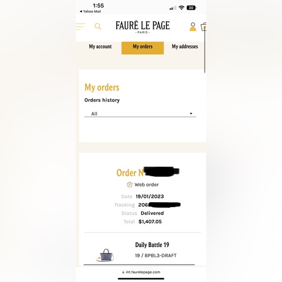 FAURE LE PAGE - Daily Battle 19 Bag (AUTHENTIC) - Picture 6 of 7